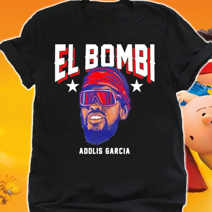 Licensed Adolis Garcia El Bombi Adolis Garcia T-Shirt t-shirt shirt