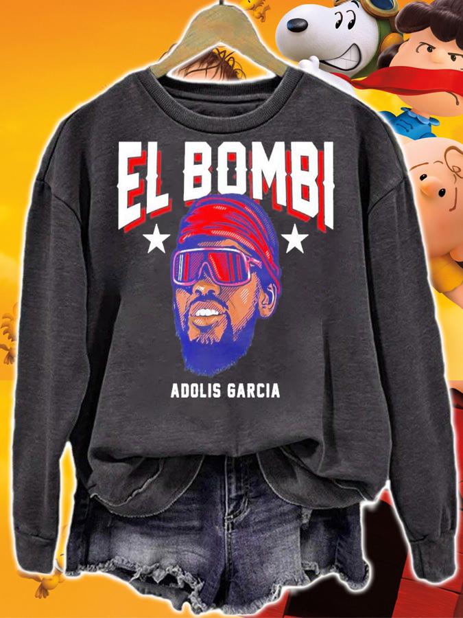 Licensed Adolis Garcia El Bombi Adolis Garcia T-Shirt t-shirt sweatshirt