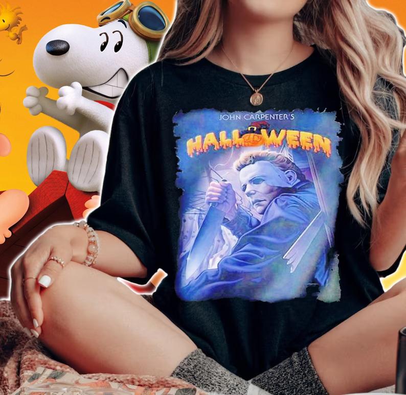 Michael Myers Halloween Movies 2022 Spooky Season T-Shirt t-shirt woman shirt