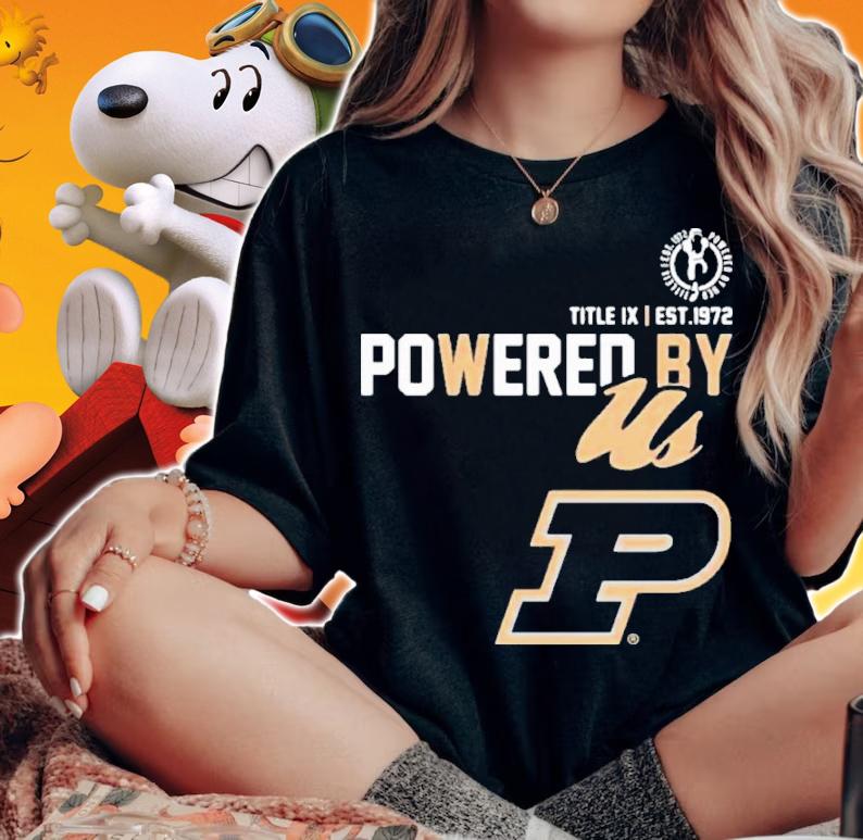 Purdue Boilermakers PoWered By Est 1972 Shirt t-shirt woman shirt