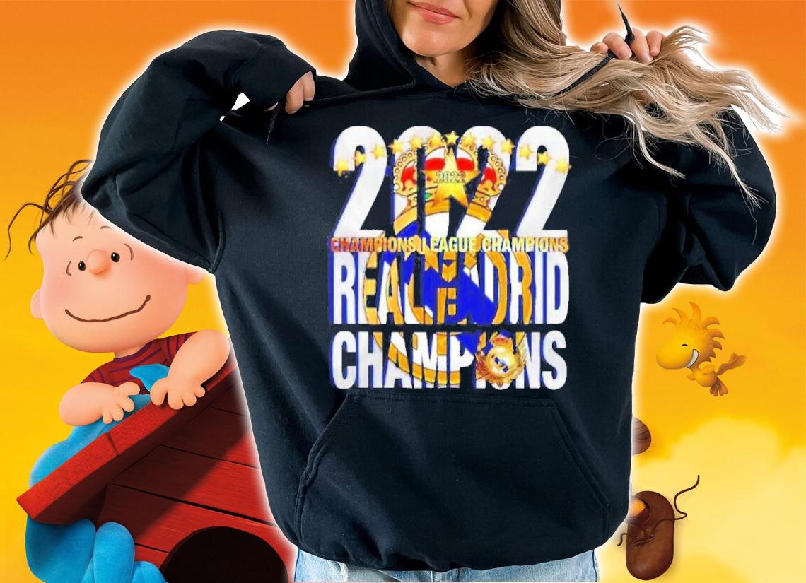Real Madrid 2022 Team Champions League Shirt t-shirt hoodie