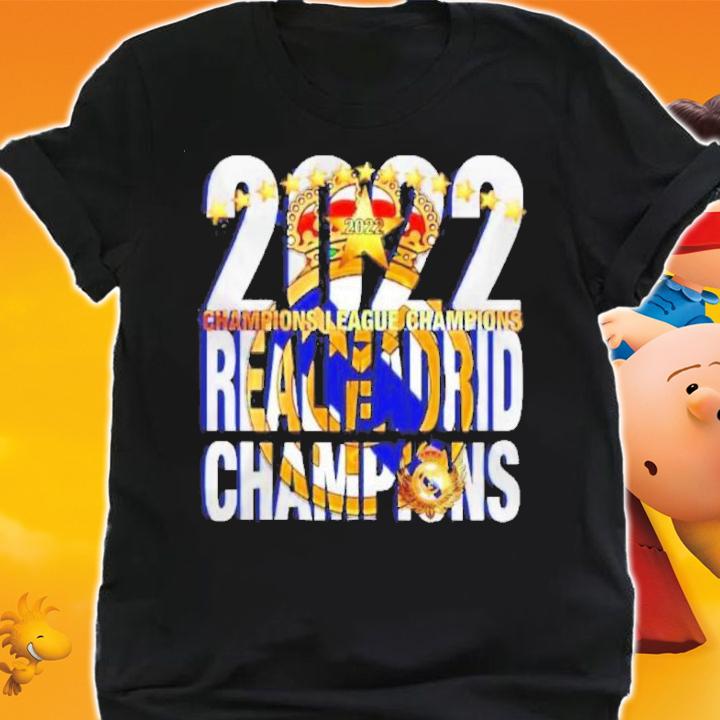 Real Madrid 2022 Team Champions League Shirt t-shirt shirt
