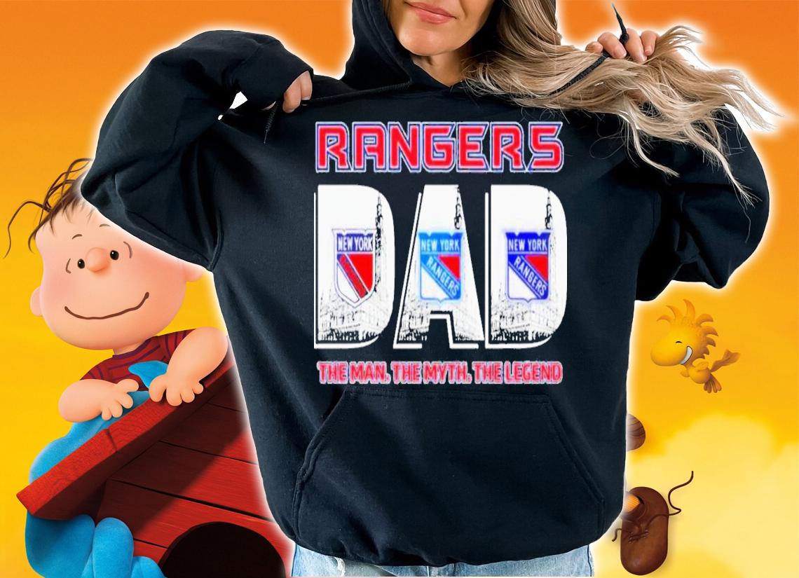 New York Rangers Dad The Man The Myth The Legend T-Shirt t-shirt