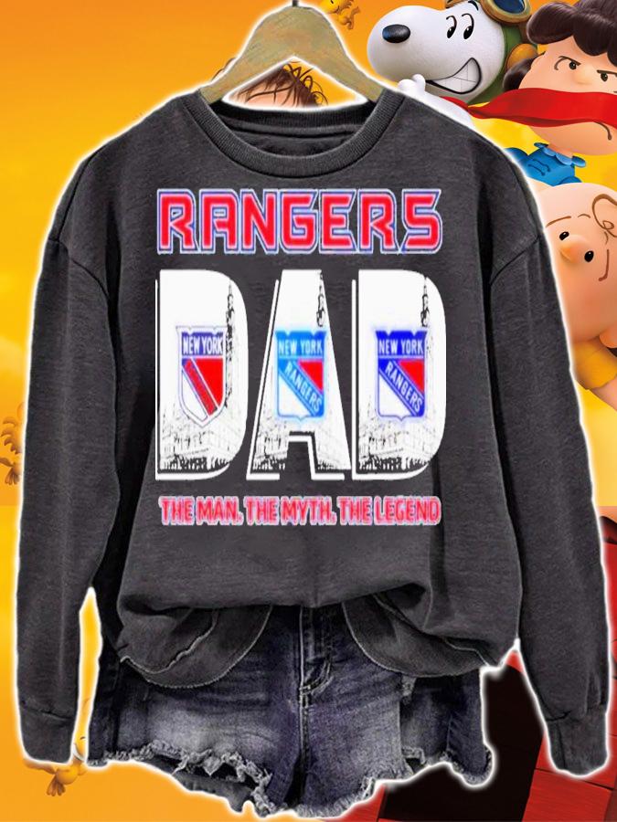 New York Rangers Dad The Man The Myth The Legend T-Shirt t-shirt