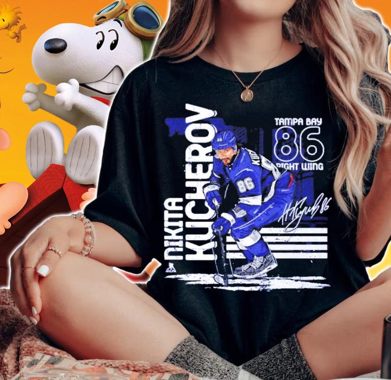 Nikita Kucherov Tampa Bay State Hockey Shirt t-shirt woman shirt