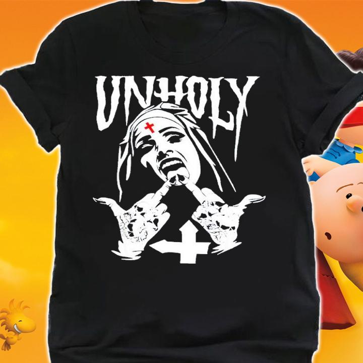 Satanic Nun Tattoos Unholy Shirt t-shirt shirt