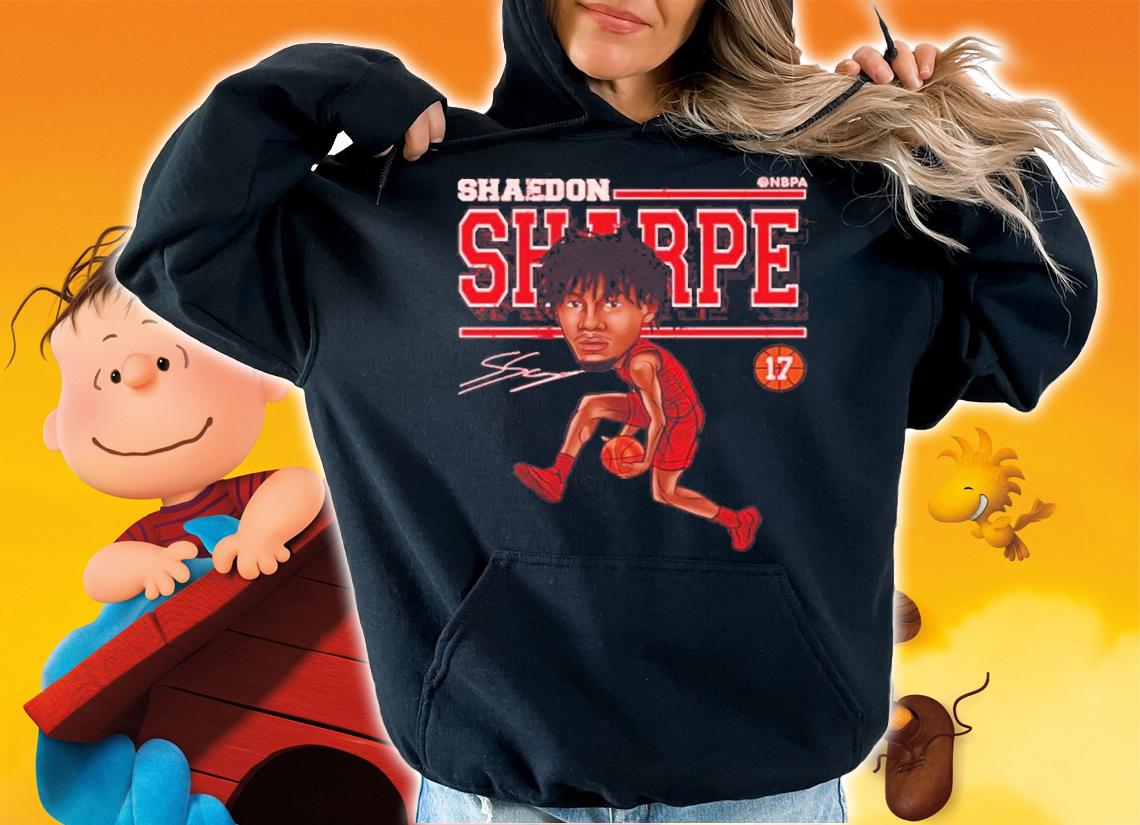 Shaedon Sharpe Portland Cartoon Basketball Signature Shirt t-shirt hoodie