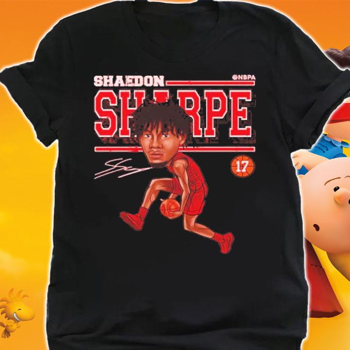 Shaedon Sharpe Portland Cartoon Basketball Signature Shirt t-shirt shirt