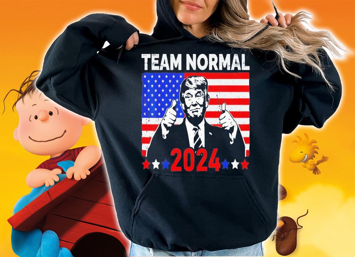 Team Normal 2024 #TEAMNORMAL American Flag Republican T-Shirt t-shirt