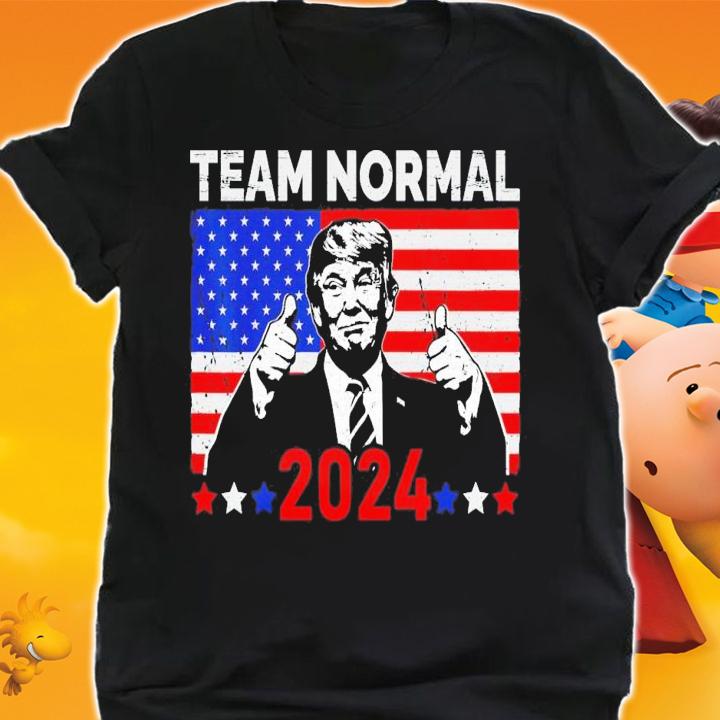 Team Normal 2024 #TEAMNORMAL American Flag Republican T-Shirt t-shirt