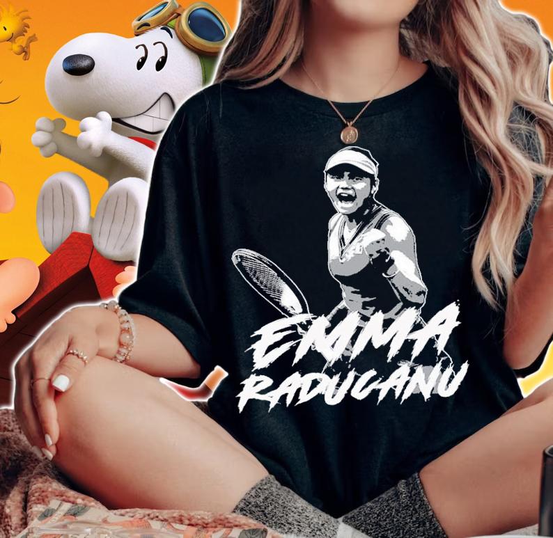 Tennis Player Emma Raducanu Vintage Shirt t-shirt