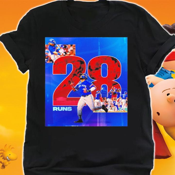 Toronto Blue Jays 28 Runs Later Shirt t-shirt shirt