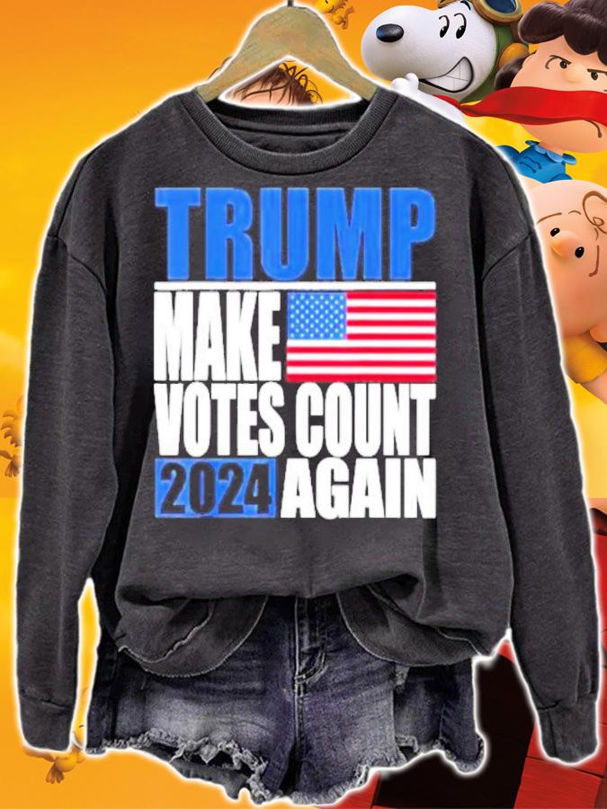 Trump 2024 Make Votes Count Again Trump Supporter Shirt t-shirt