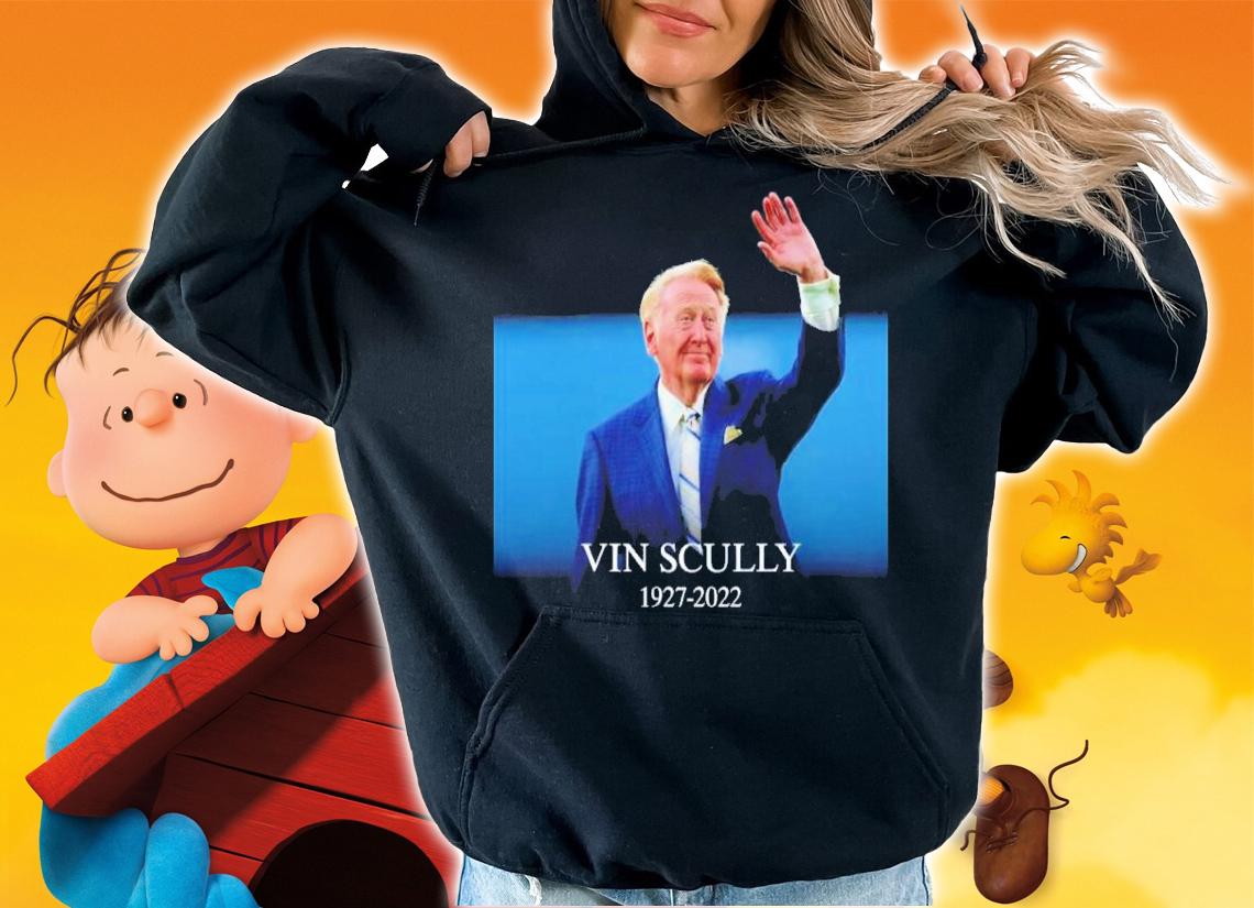 Vin Scully 1927-2022 Los Angeles Dodgers MLB Shirt t-shirt hoodie