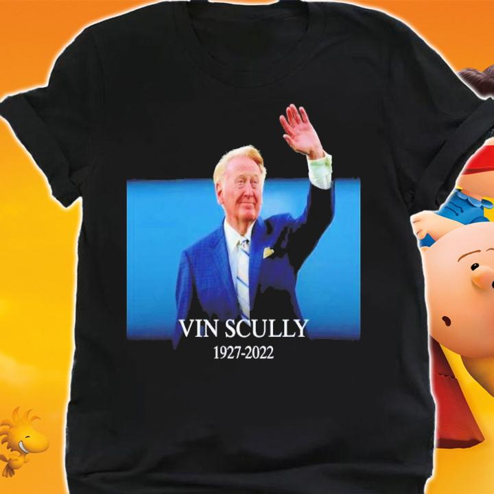 Vin Scully 1927-2022 Los Angeles Dodgers MLB Shirt t-shirt shirt