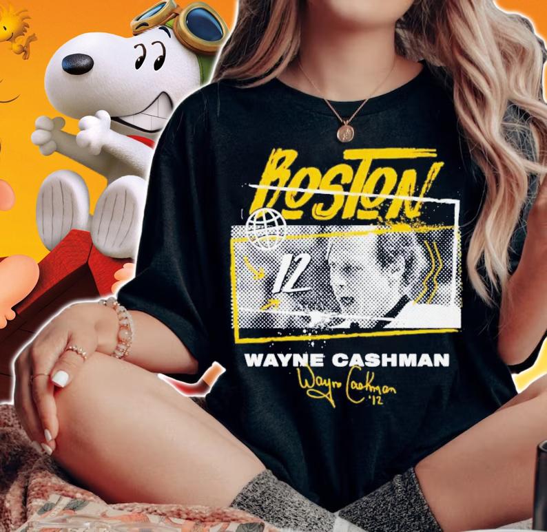 Wayne Cashman Boston Tones Hockey Shirt t-shirt woman shirt