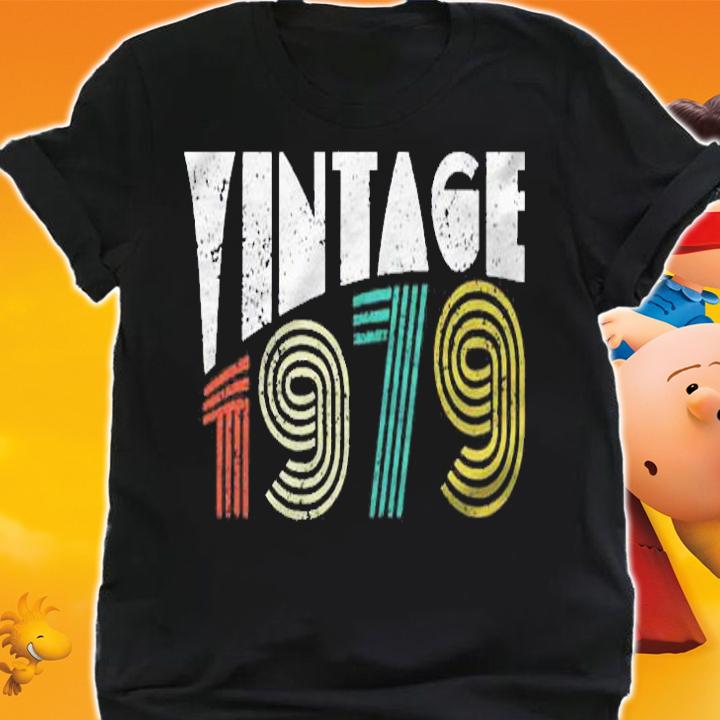 42Nd Birthday Gift Vintage 1979 Classic Men Women Retro Shirt t-shirt