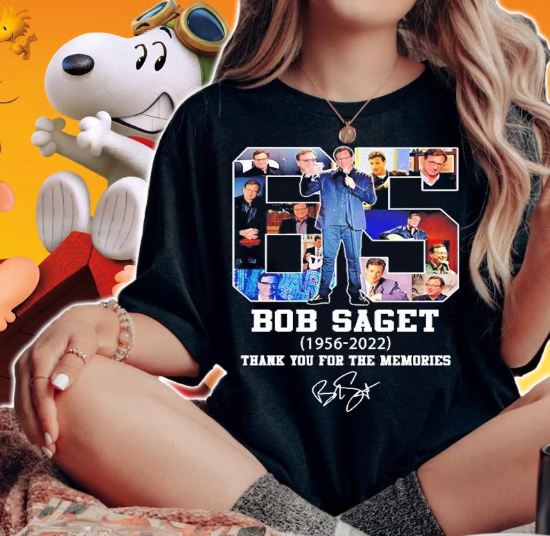 65 Years Bob Saget 1956 2022 Thank You For The Memories Signature T-Shirt t-shirt woman shirt
