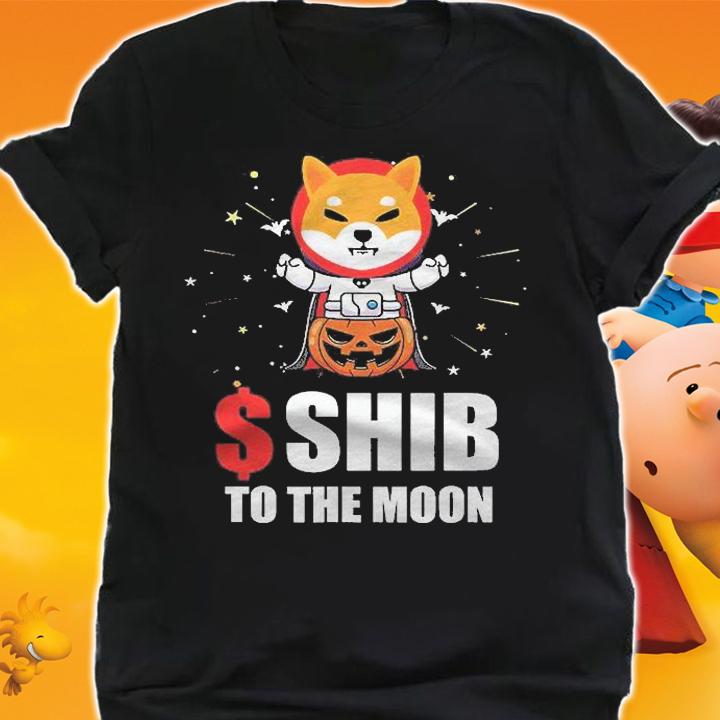 $Shib To The Moon Shiba Inu Token Coin Astronaut Pumpkin Shirt t-shirt shirt