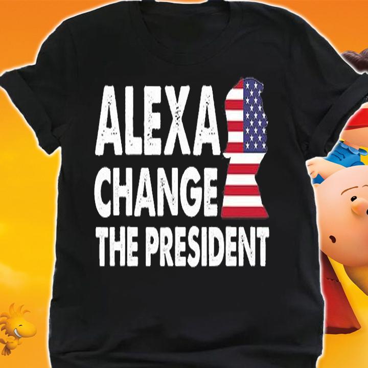 Alexa Change The President Funny Anti Joe Biden T-shirt t-shirt shirt