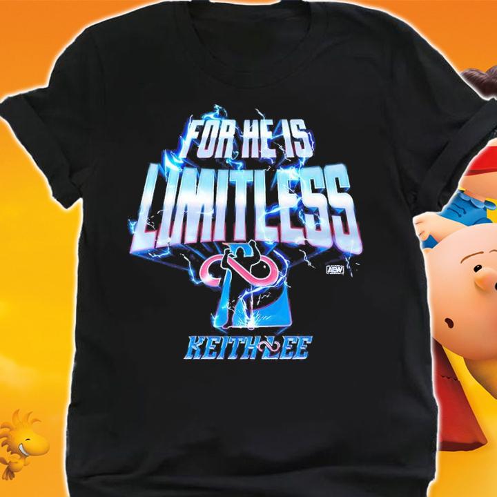 All Elite Wrestling Keith Lee For He Is Limitless Shirt t-shirt