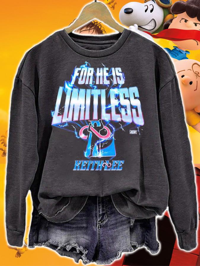 All Elite Wrestling Keith Lee For He Is Limitless Shirt t-shirt