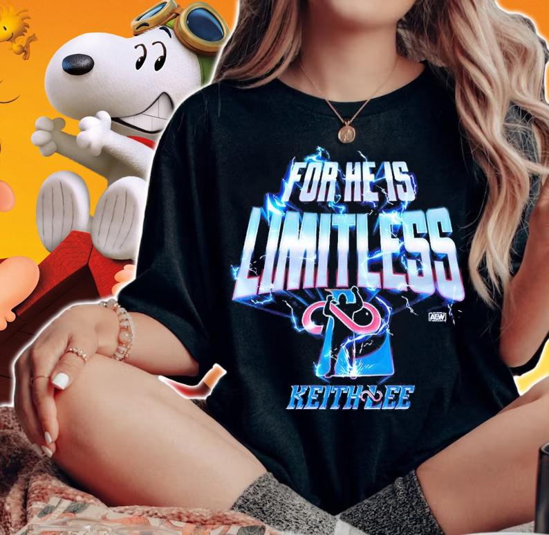 All Elite Wrestling Keith Lee For He Is Limitless Shirt t-shirt