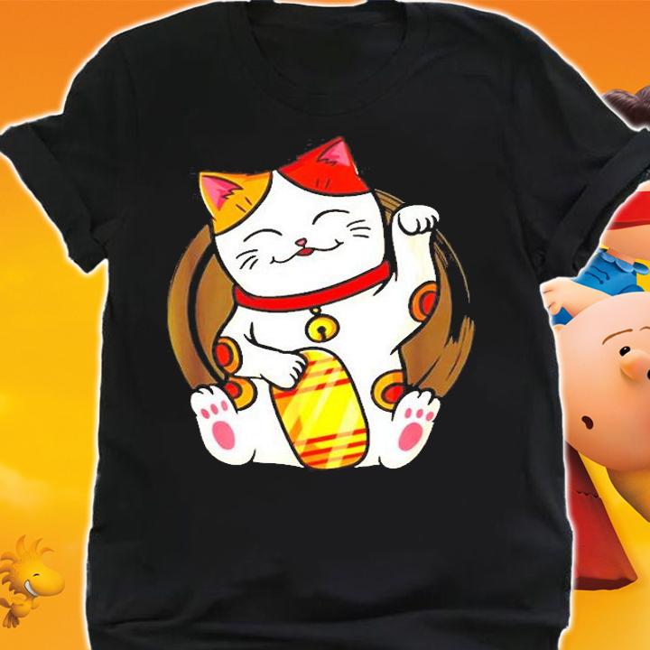 Anime Cat Cats Maneki Kawaii Neko Gift T-Shirt t-shirt shirt