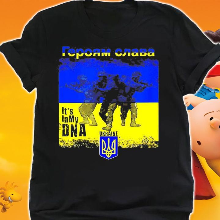 Anti Putin Its In My DNA Ukrainian Vyshyvanka Kozak T-Shirt t-shirt shirt