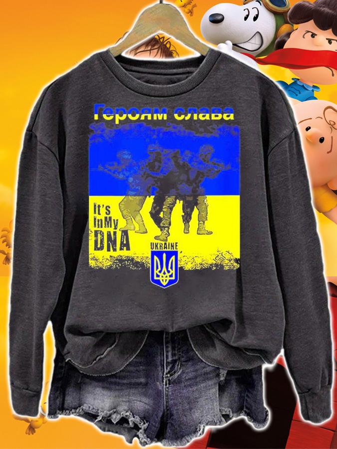 Anti Putin Its In My DNA Ukrainian Vyshyvanka Kozak T-Shirt t-shirt sweatshirt