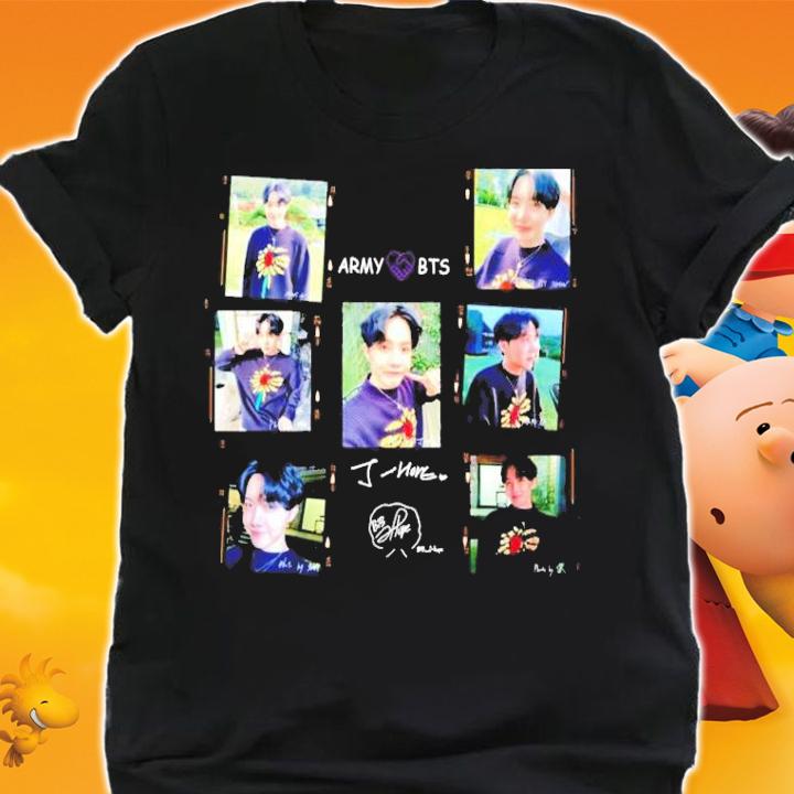 Army love BTS signature J-Hope shirt t-shirt