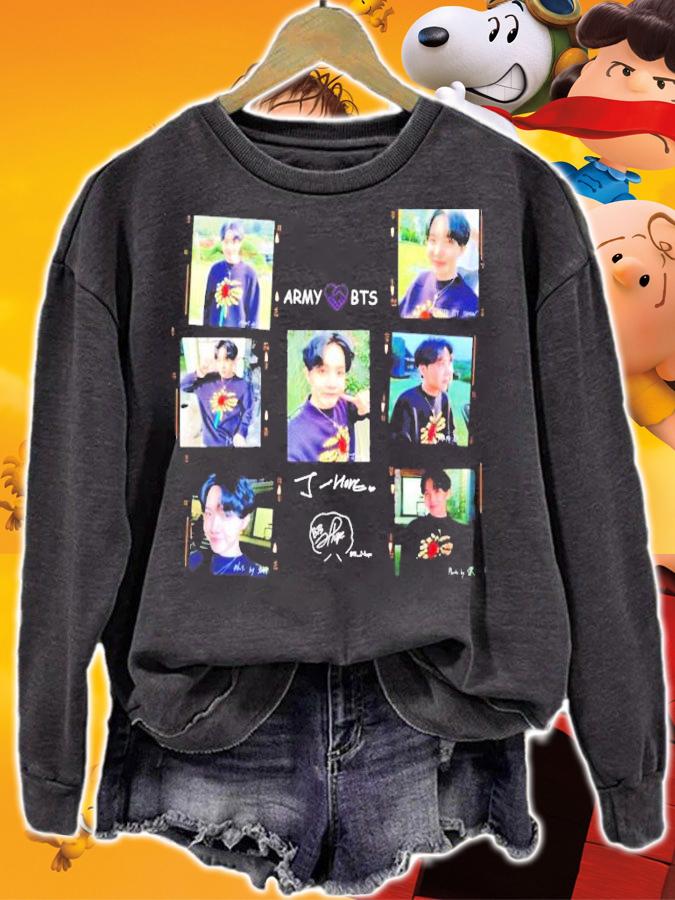 Army love BTS signature J-Hope shirt t-shirt