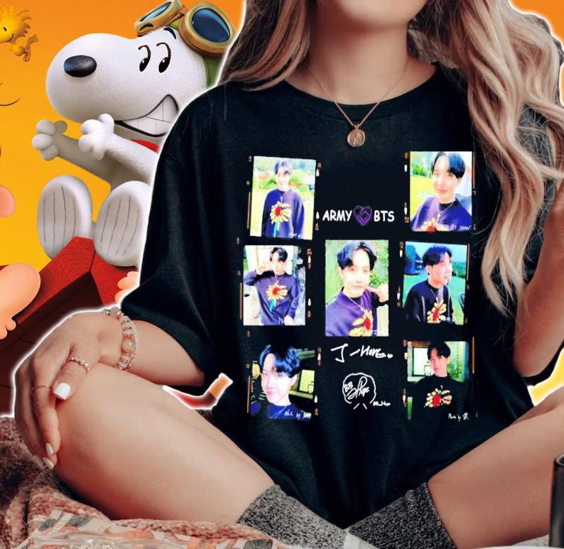 Army love BTS signature J-Hope shirt t-shirt