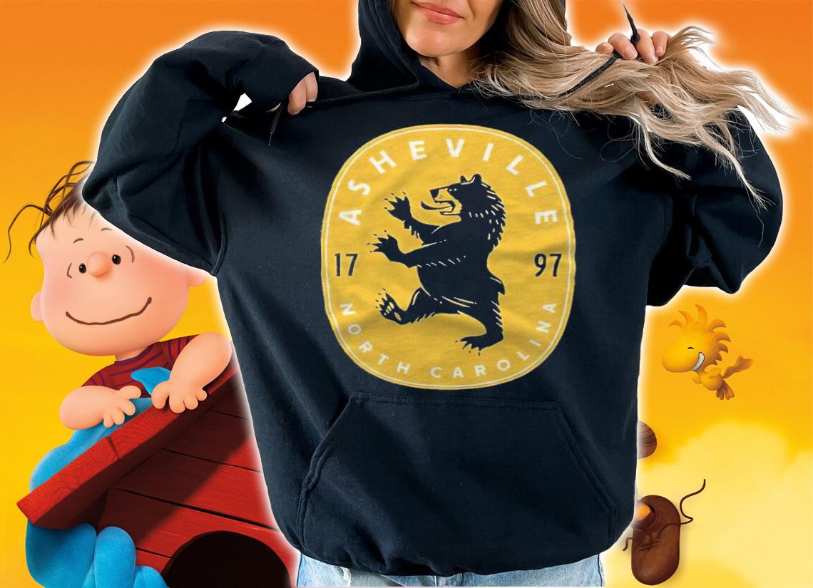 Asheville bear coat of farm T-shirt t-shirt