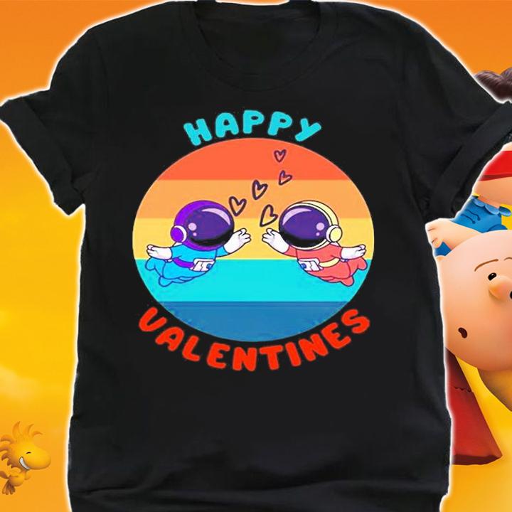 Astronaut Happy Valentines Day T-Shirt t-shirt shirt