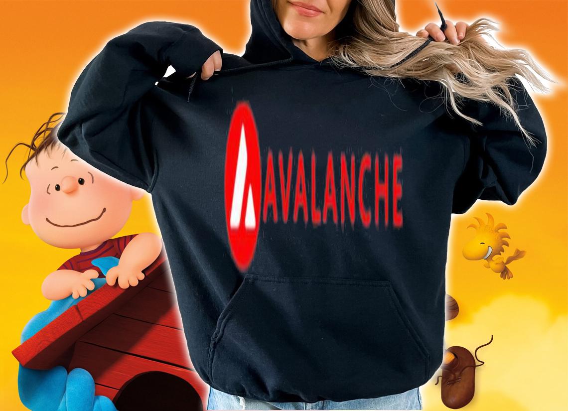 Avalanche Avax Crypto Logo T-Shirt t-shirt hoodie