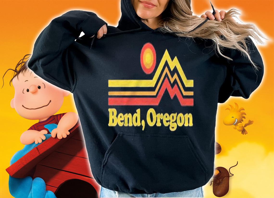 Bend Oregon Mountain Vintage Retro shirt t-shirt