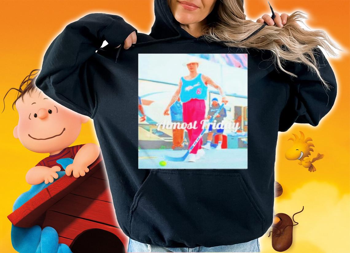 Best Justin Bieber Street Hockey Almost Friday Shirt t-shirt hoodie