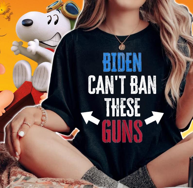 Biden Can't Ban Gift These Guns Gym Workout Funny Weightlifting Gift T-Shirt t-shirt woman shirt