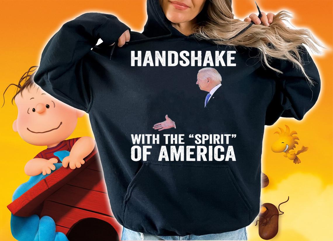 Biden Handshake To Thin Air Funny Confused T-Shirt t-shirt hoodie
