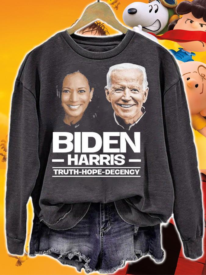 Biden Harris Truth Hope Decency 46Th President T-Shirt t-shirt
