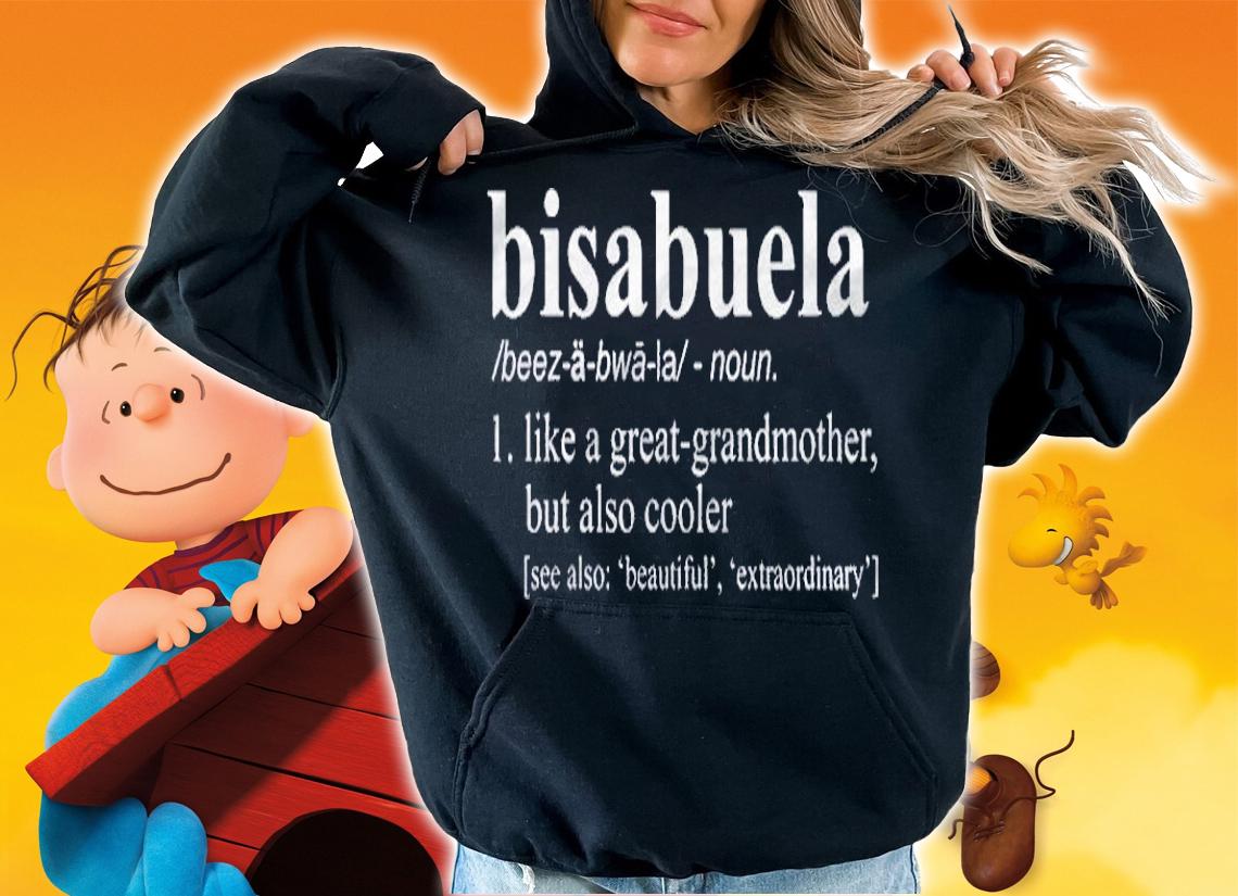 Bis Abuela Tee Funny Bisabuela Definition Shirt t-shirt