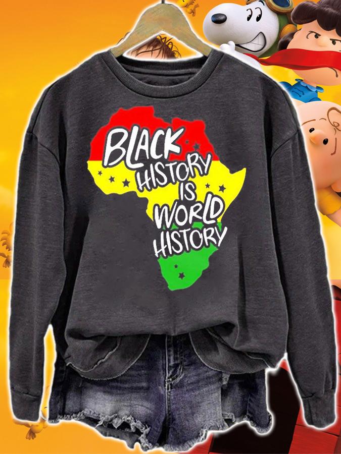 Black History Is World History T-Shirt t-shirt sweatshirt