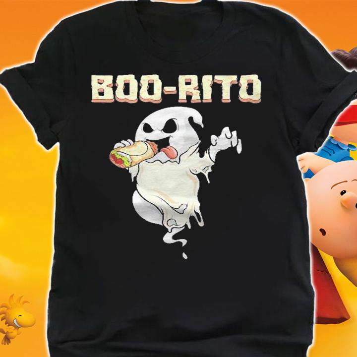 Boo-Rito Burrito Ghost Funny Halloween Costume Mexican Shirt t-shirt shirt
