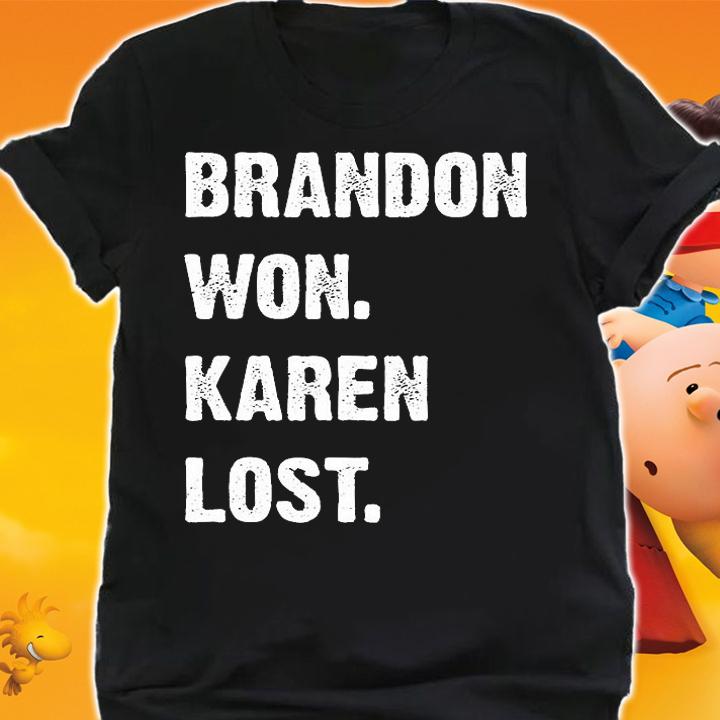 Brandon Won Karen Lost Vintage T-Shirt t-shirt shirt