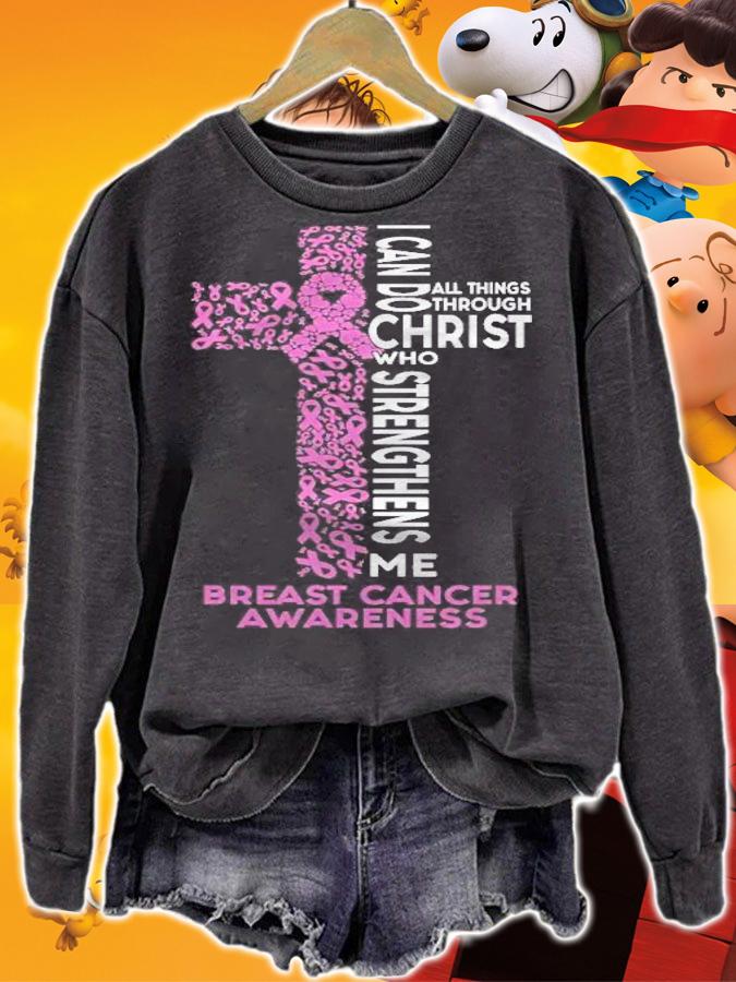 Breast Cancer Awareness I Can Do All Things T-shirt t-shirt