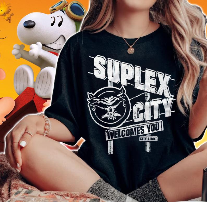 Brock Lesnar Suplex City welcomes you T-shirt t-shirt