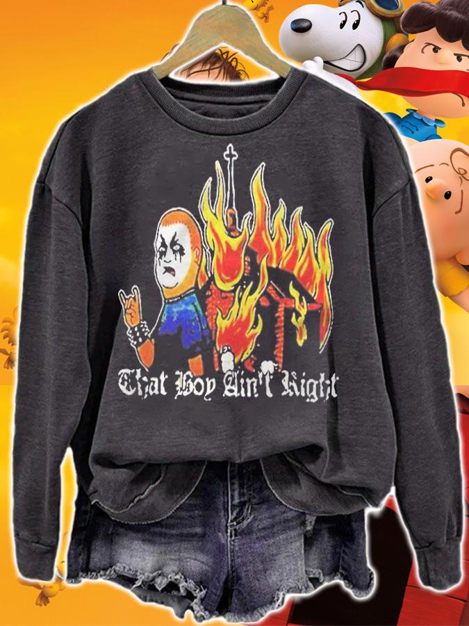 Bobby Hill fire that boy ain't right T-shirt t-shirt sweatshirt