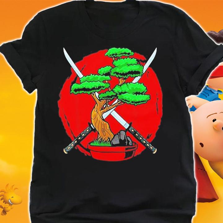 Bonsai Tree Japanese Gardening Bonsai Tree Katana Japanese T-Shirt t-shirt shirt