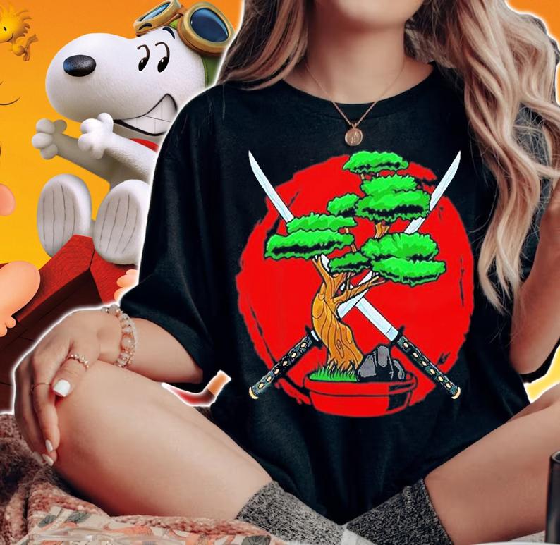 Bonsai Tree Japanese Gardening Bonsai Tree Katana Japanese T-Shirt t-shirt woman shirt